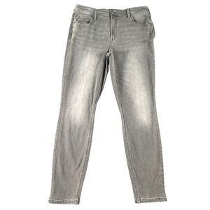 Old Navy Rockstar Super‎ Skinny High Rise Gray Jeans Size 14 Skater Streetwear